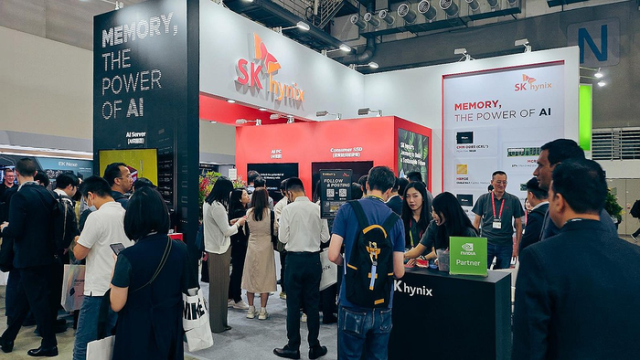 Gian hàng của SK hynix tại triển lãm Computex 2024 ẢnhSK hynix