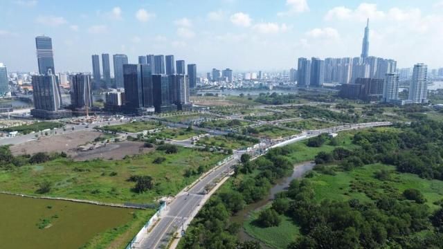 Dự án Thủ Thiêm Eco Smart City từng được kỳ vọng sẽ tạo ra một diện mạo mới nổi bật cho khu vực Thủ Thiêm ẢnhInternet