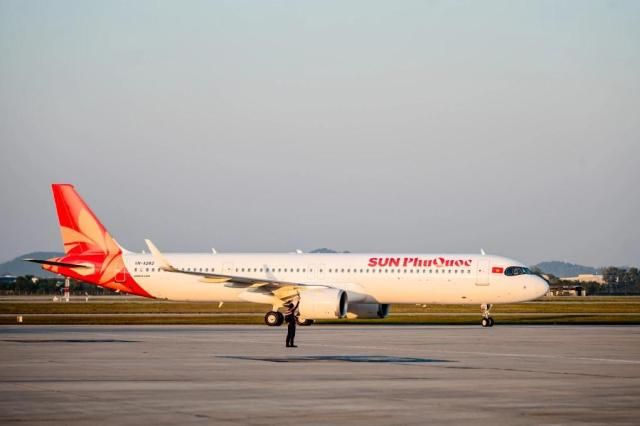 Tàu bay của Sun PhuQuoc Airways ẢnhSun Group