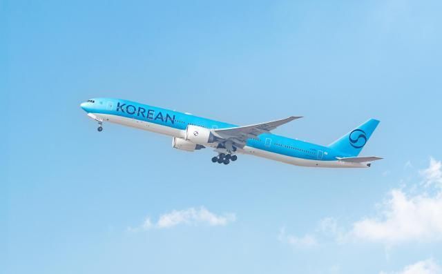 Máy bay Boeing 777-300ER của hãng Korean Air Ảnh Korean Air cung cấp