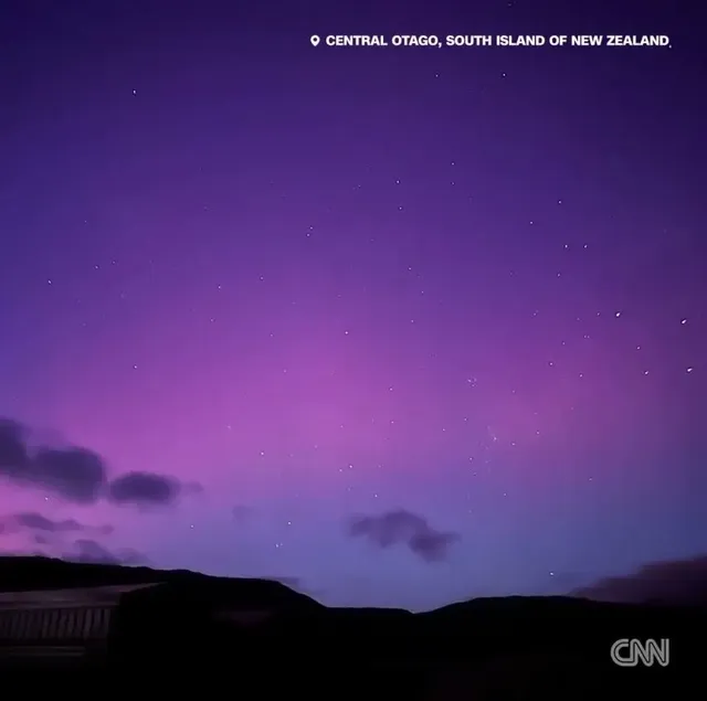 현재 한반도 바로 위까지 접근한 오로라 지도 | mbong.kr 엠봉