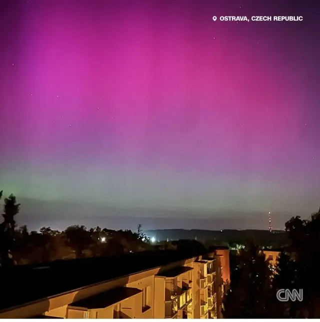 현재 한반도 바로 위까지 접근한 오로라 지도 | mbong.kr 엠봉