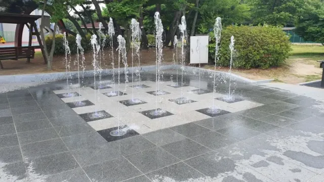아파트 바닥 분수를 올해는 운영 못하는 이유