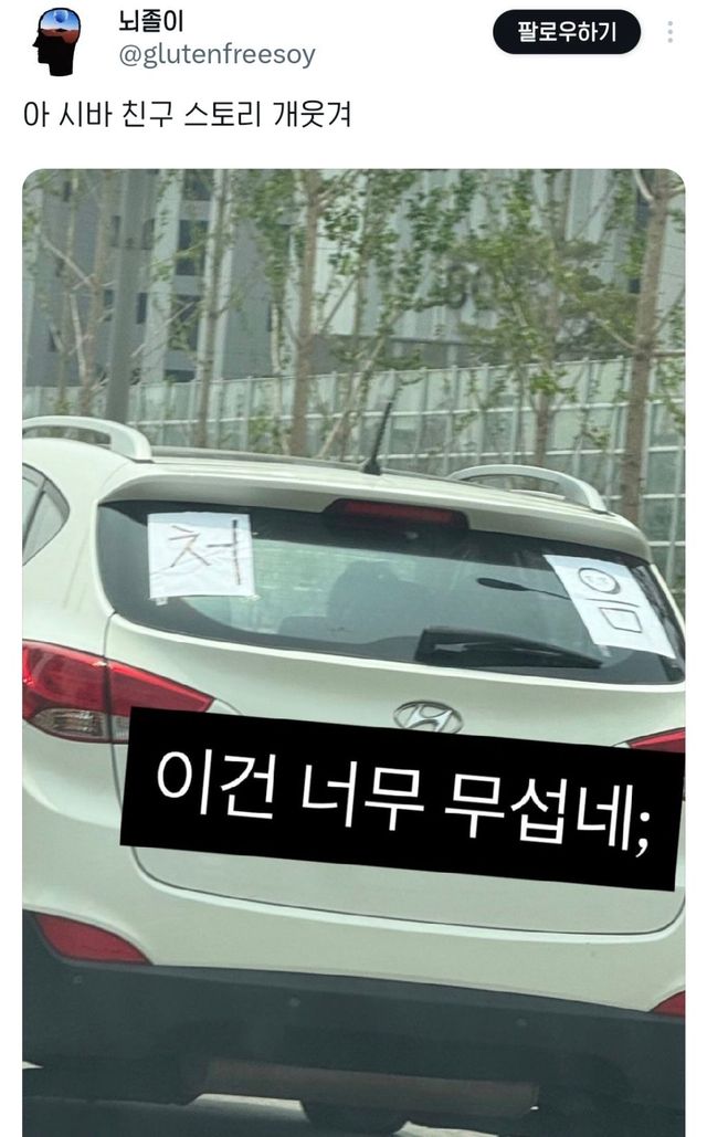 초보운전 이미지