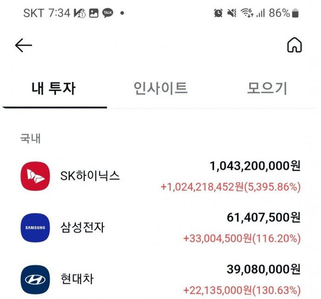 5,300% 경이로운 수익 기록한 SK하이닉스 '존버' 투자자 이미지