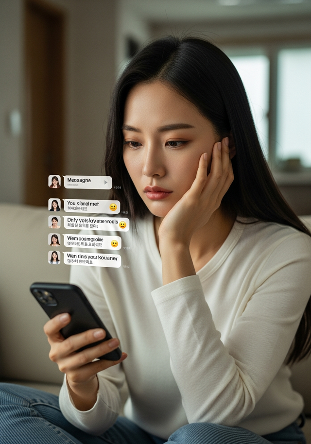 가족 단체 채팅방이 부담스러운 이유