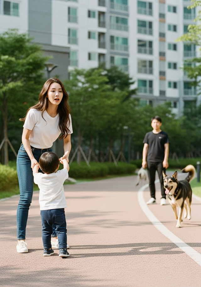목줄 없는 반려견 산책