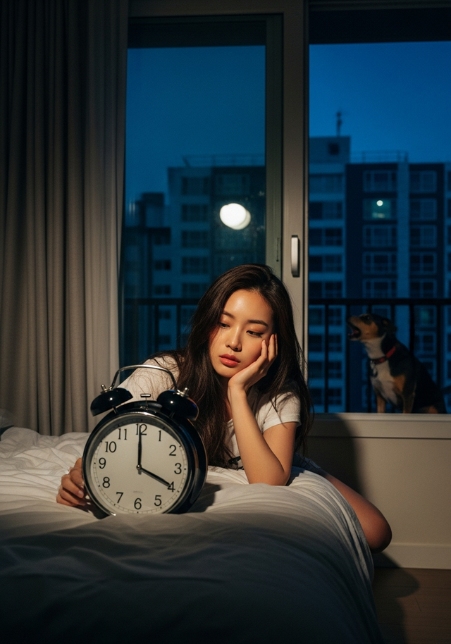 이웃집 반려견 밤샘 짖음 소음