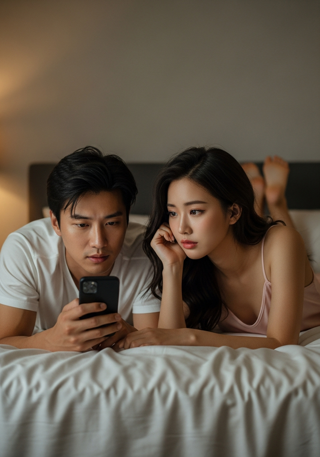 밤마다 스마트폰만 보는 배우자