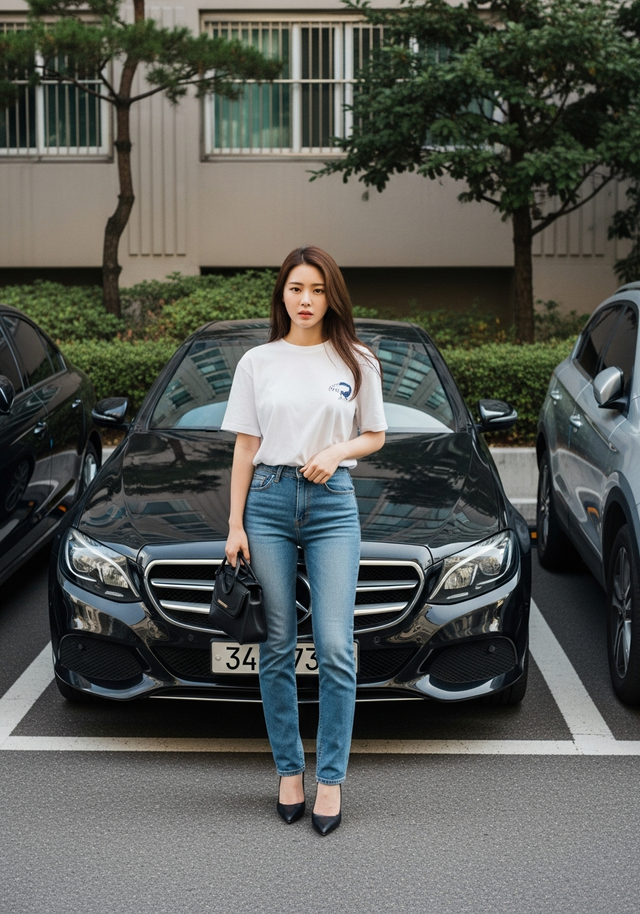 아파트 주차 두 칸 사용 차량에 보복 주차
