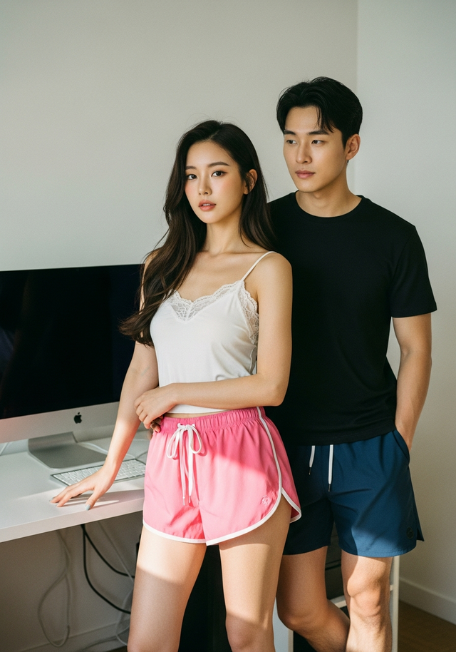 남편의 외장하드 속 과거 사진 발견
