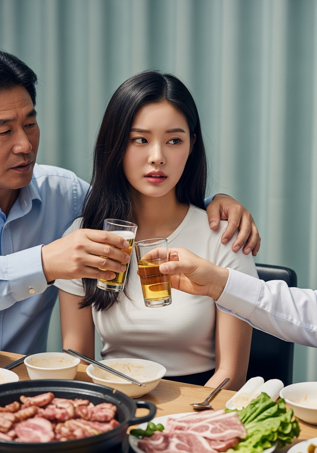 회식 자리에서 건배사를 강요받을 때