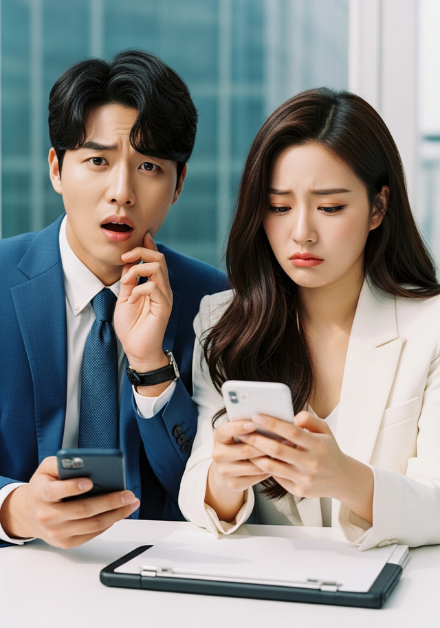 업무 시간에 장시간 통화를 원하는 연인