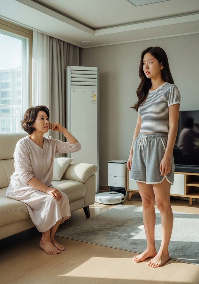 이사 후 살림 배치를 바꾸려는 시어머니