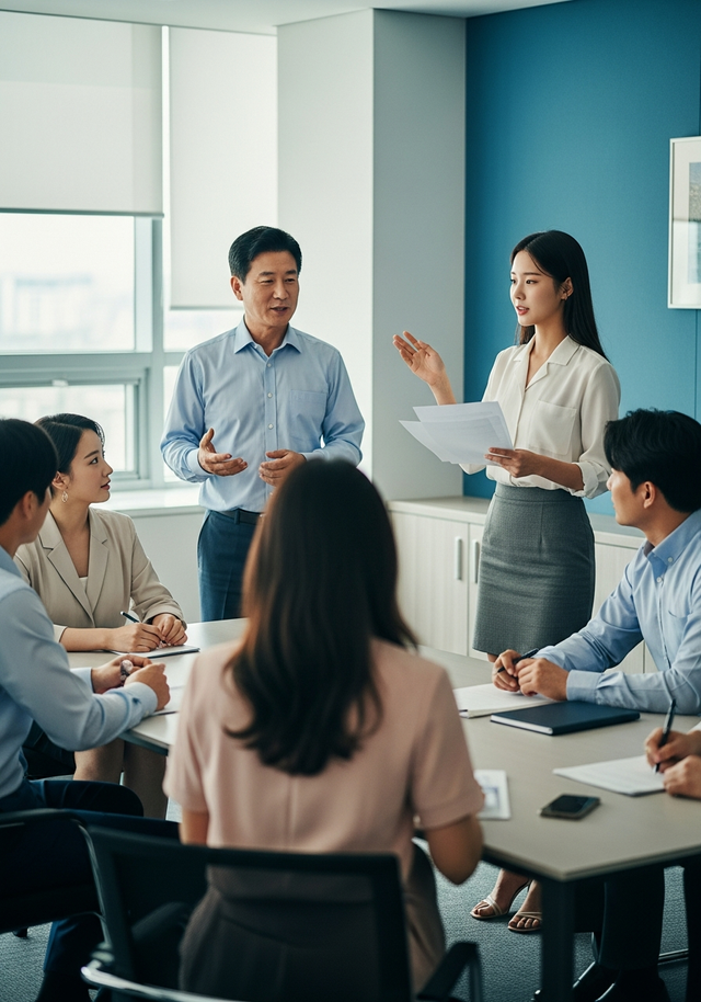 회의 중 다른 의견을 개인적인 공격으로 받아들이는 상사