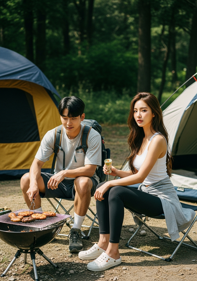 캠핑 장비 지출이 늘어난 배우자와 갈등