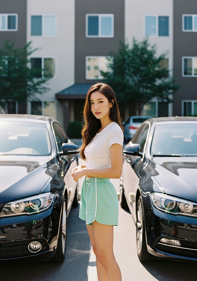 아파트 두 칸 주차 갈등
