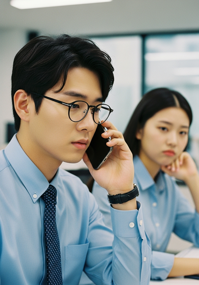 근무 중 반복되는 연락