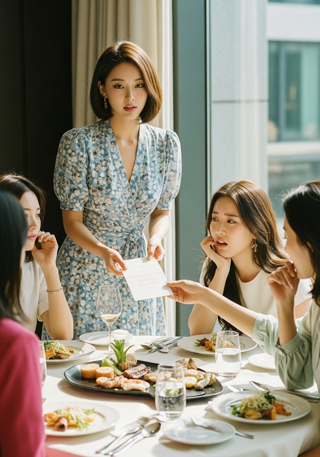 청첩장 모임에서 시작된 결혼 조건 비교