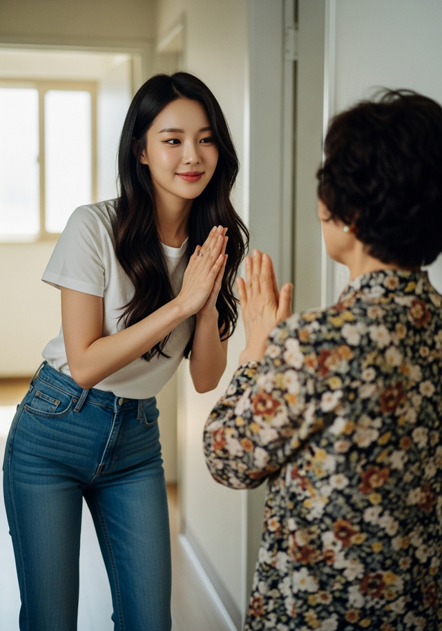 아파트 복도에서 마주쳐도 인사 없이 고개 돌리는 옆집
