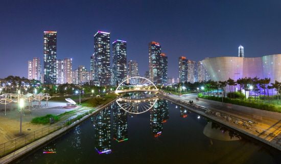 송도센트럴파크 전경