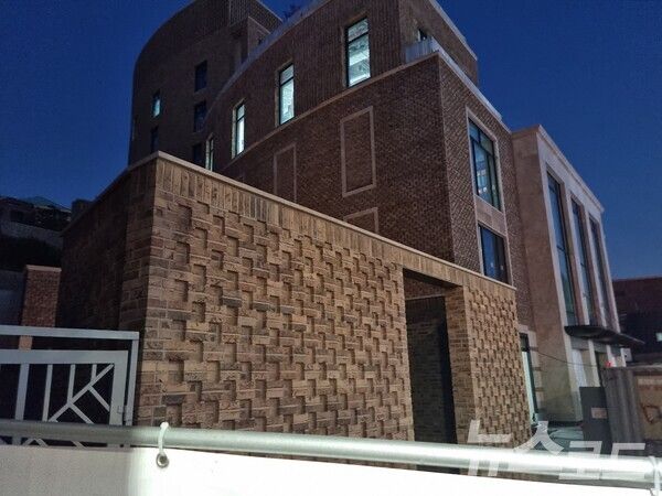 건설중인 장충동 신세계 연수원 [사진=뉴스로드]