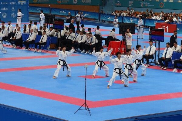 [지난 16일부터 26일까지 국제태권도연맹 세계선수권대회가 열린 카자흐스탄 아스타나 트랙 앤 필드 아레나 전경 / 사진=대회 참가자 제공]