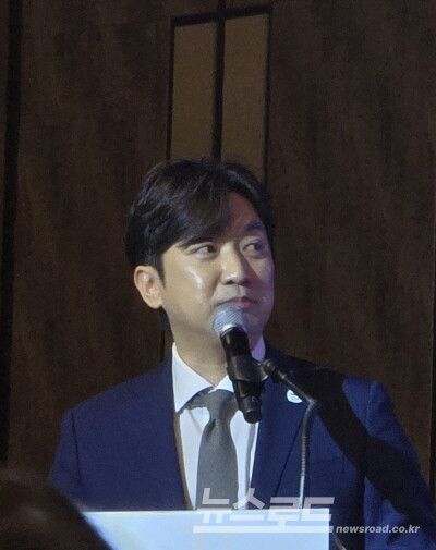 박지훈 괌정부관광청 한국지사장이 '2025년 괌 여행 플랜'에 대해 설명하고 있다. [사진=서진수기자]