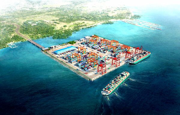 세부 신항만 건설공사 조감도/사진=HJ중고업 제공