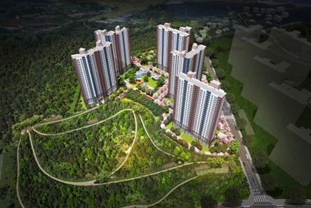 금성백조건설, ‘화성 비봉 금성백조 예미지 2차’ 조감도