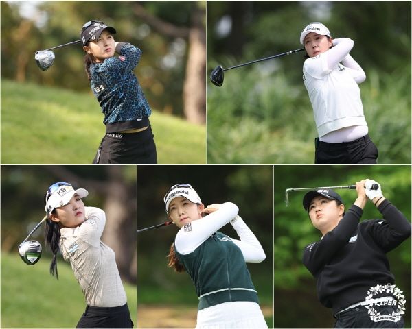 [사진=KLPGA] 투어 5인의 공동 다승왕