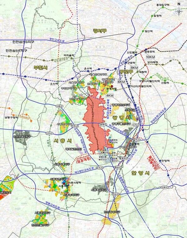 광명시흥 신도시 위치도/사진=광명시