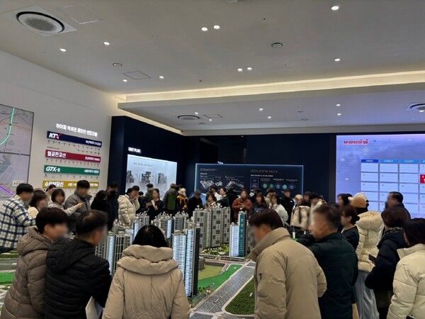 래미안 송도역 센트리폴 1·2블록 견본주택&nbsp;