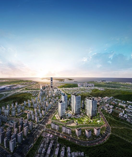 영종 유승한내들 스카이 2차 조감도