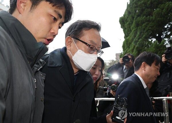 영장심사 받는 손태승 전 우리금융 회장 [사진=연합뉴스]