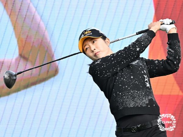 안송이 SK텔레콤.SK쉴더스 챔피언십 2024 FR 1번홀 티샷 [출처=KLPGA]