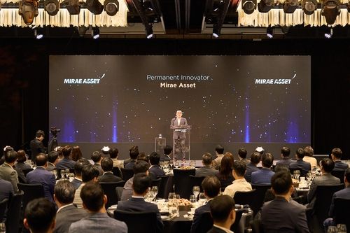 기념연설하는 박현주 미래에셋그룹 회장/연합뉴스