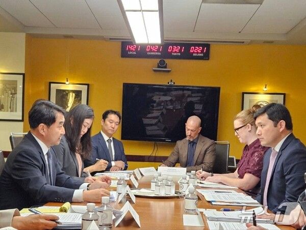 한미 상용방문 및 비자 워킹그룹 협의 모습 [사진=외교부]