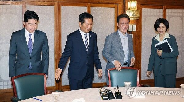 고위당정협의회 참석하는 김민석 국무총리/연합뉴스