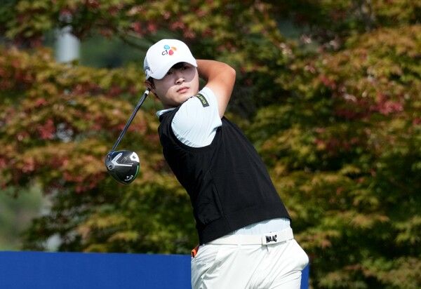 배용준 10번홀 드라이버 티샷 (사진제공 KPGA)