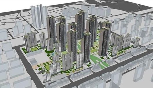 일산 후곡마을 통합재건축 조감도