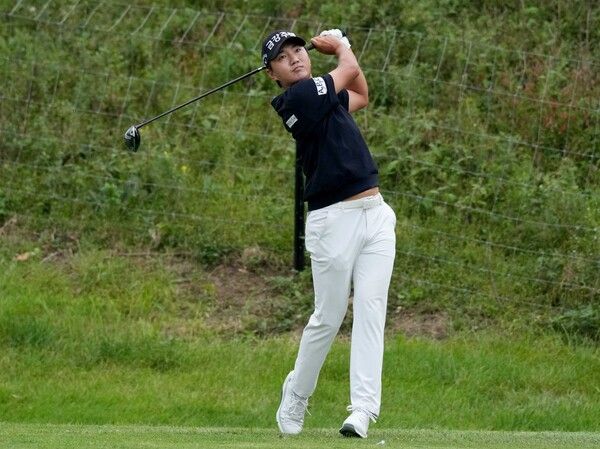 옥태훈 2번홀 드라이버 티샷 (사진제공 KPGA)&nbsp;