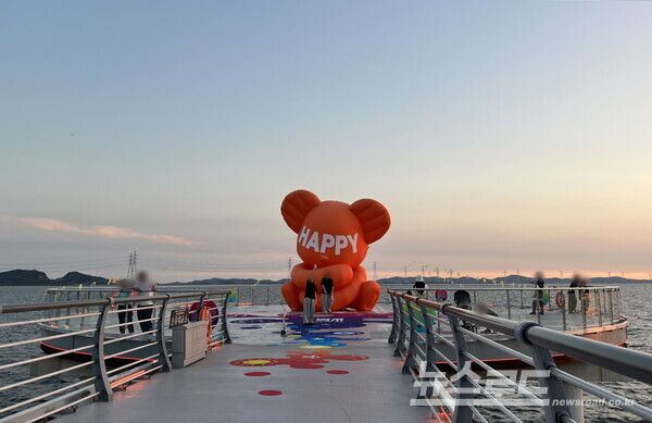 거북섬 경관브릿지 원형광장 전경/사진=시흥시