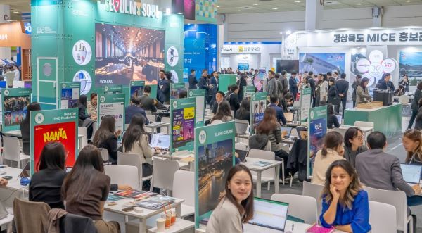 코리아 마이스 엑스포 2025에 마련된 서울홍보관 전경 [출처=서울관광재단]