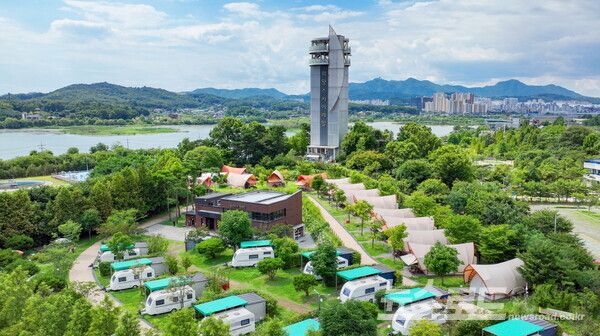 의왕시 왕송호수캠핑장 전경/사진=의왕시