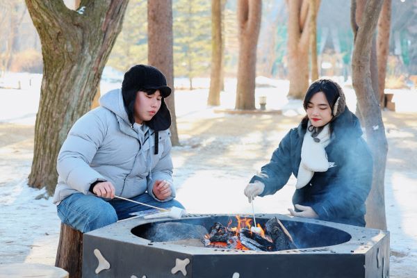 (체험)모닥불. 사진=남이섬