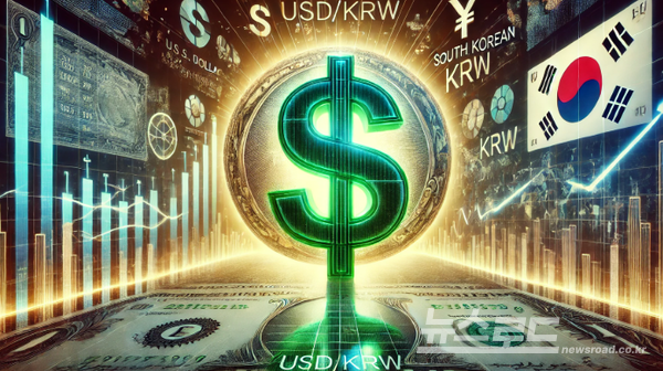 달러 강세 [이미지=챗지피티5.0/뉴스로드]