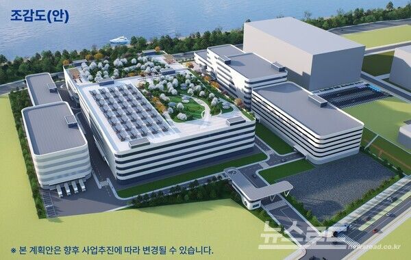 최첨담 바이오의약품 복합 연구 개발 단지 조성 조감도/사진=시흥시