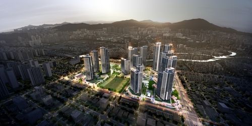 인천 굴포천역 도심공공주택복합사업 조감도/연합뉴스