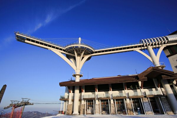 대관령 발왕산 정상부에 설치된 스카이워크 [사진=한국관광공사]